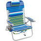 Beach Lace-Up Suspension Folding Backpack Camping Chairs, Light Blue