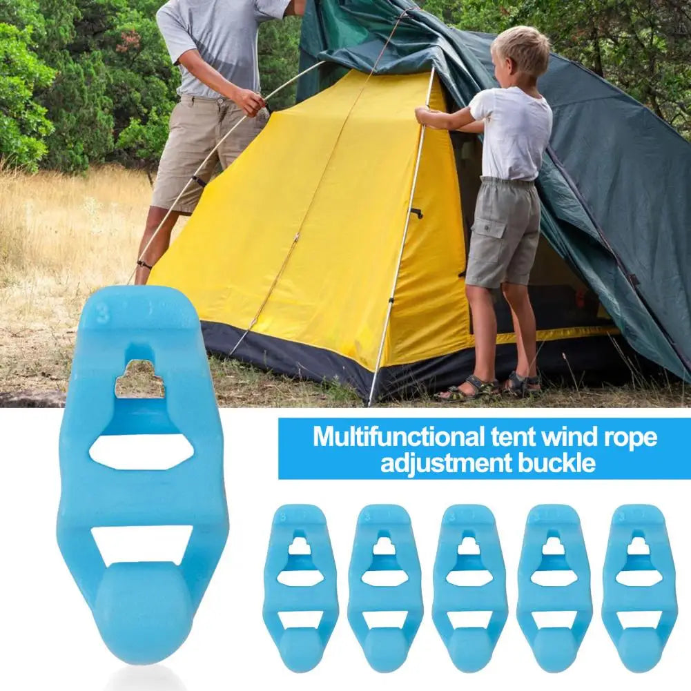 Adjustment Buckle Camping Hiking Durable Wind Rope Adjuster for Tent Tarp Canopy Shelter 10pcs Hiking Gear