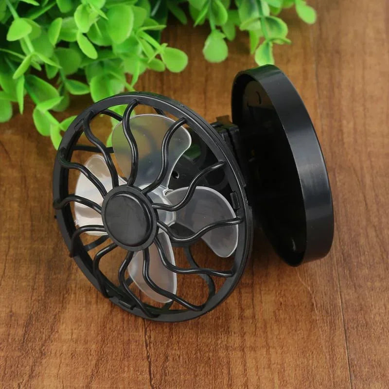 Solar Mini Fans Do Not Require Charging, Making Them Convenient for Adults and Children To Carry Camping Gear
