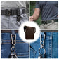Belt Phone Pouch Leather Belt Phone Holder Vintage Pouch Men's Cell Phone Waist Organizer With Belt Loop For Running Picnic