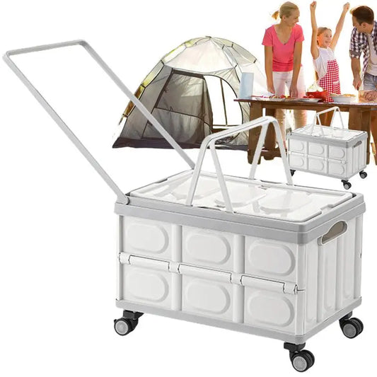 Camping Storage Box Outdoor Bench And Chopping Board Portable Trunk Organizer Folding Home Multifunctional Camping Picnic Box
