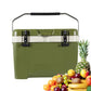 Ice Cooler Box Insulated Chest Cooler For Outdoor Compact Exterior Design Insulated Food Container For Picnic Camping And