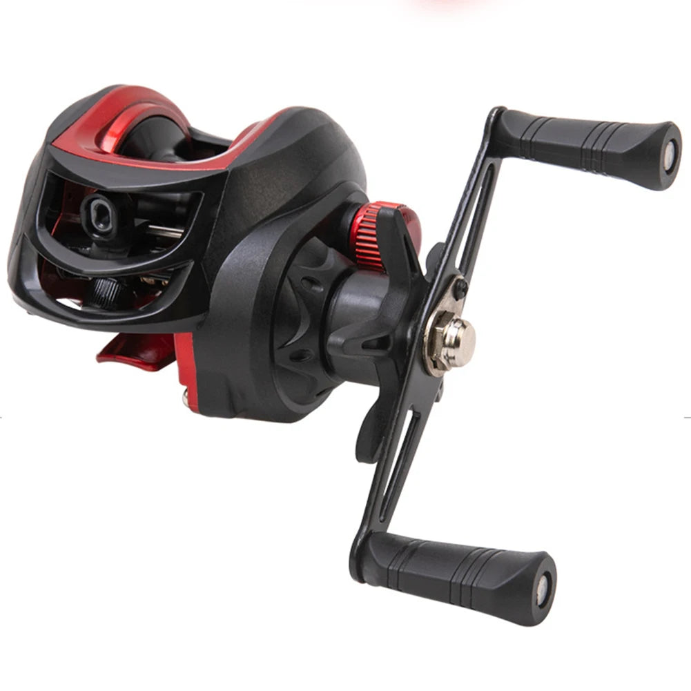 Lowprofile Reel Baitcasting Fishing Reels Fishing Tackle Right Left Handed Gear Ratio 7.2:1 Casting Reel Metal Body 8KG Max Drag