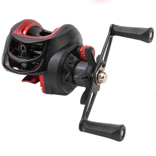 Lowprofile Reel Baitcasting Fishing Reels Fishing Tackle Right Left Handed Gear Ratio 7.2:1 Casting Reel Metal Body 8KG Max Drag