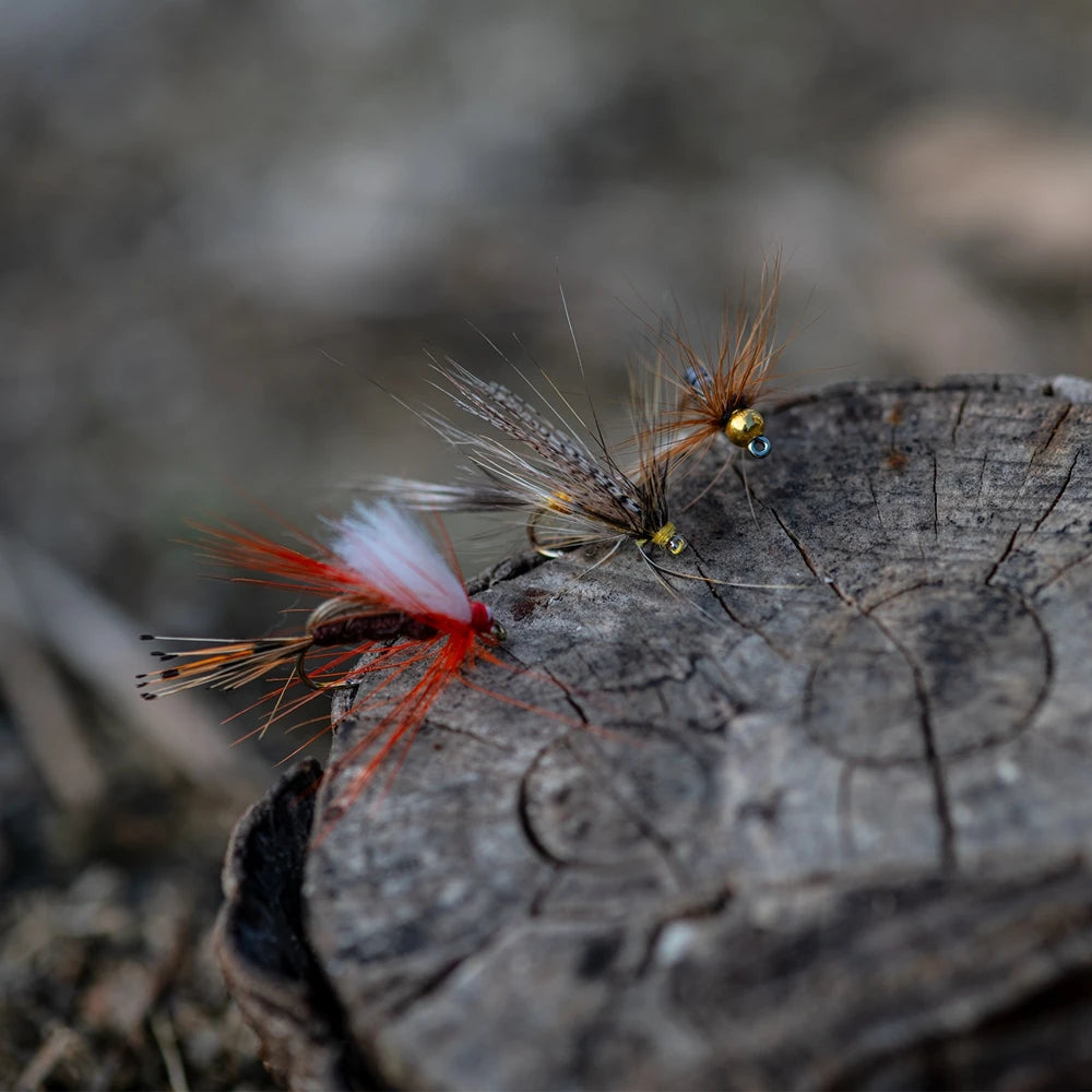 Goture Fly Fishing Lure Kit Nymph Dry Wet Flies Bait With Super Sharpened Crank Hook Perfect Decoy