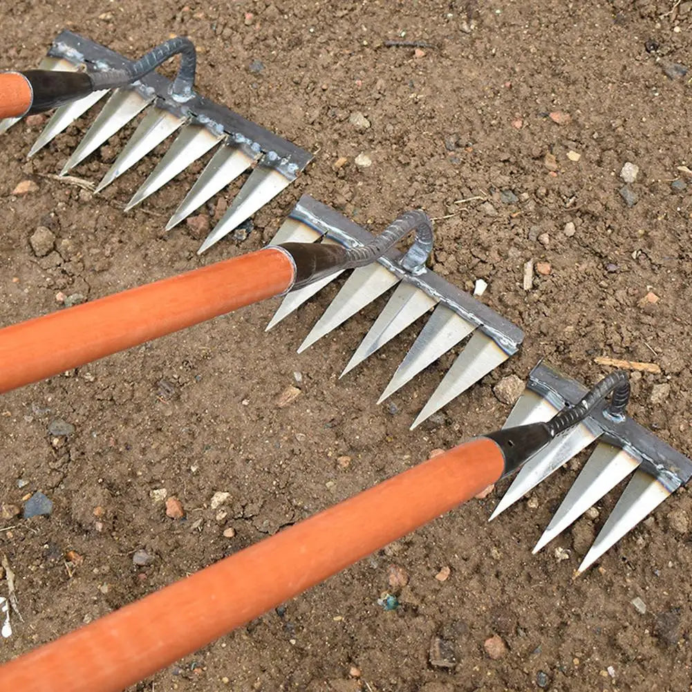 4/5/6/7-teeth Weeding Hoes Agricultural Tools Used For Yard Weeding Soil Loosening Sowing Soil Leveling Weeding Pruning Machine