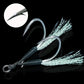 5Pairs/bag Double Barbed Assist Hooks High Carbon Steel Fishing Lure Accessories Jig Lure Hooks pesca Slow Jigging Hooks