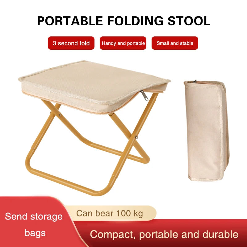 Outdoor Folding Chair Picnic Camping Chair Small Mazar Fishing Stool Portable Folding Stool Fishing Chair Stool Small Bench