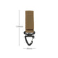 Outdoor Camping Hiking Molle Tactical Gear Nylon Ribbon Knapsack Keychain Triangle Backpack Waist Bag Fastener Hook Buckle