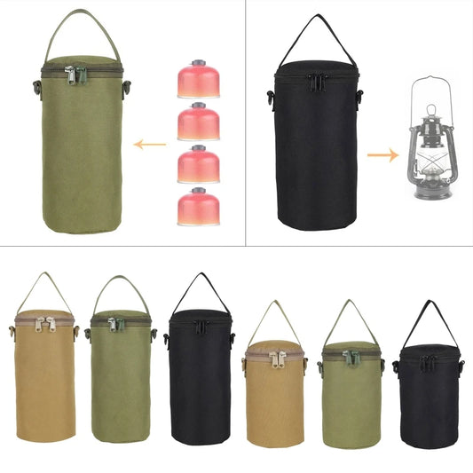 Cooking Gas Cylinder Cover Lantern Protective Pouch Outdoor Camping Picnic Gas for Tank Storage Bag Camping Accessories