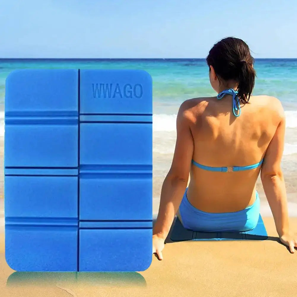 Portable Picnic Mats Folding Waterproof Seat Cushion Sitting Comfortable Pad Folding Elastic Outdoor Pad Cushion Camping Ou W7P2