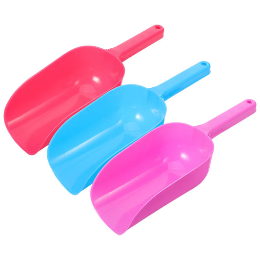 3 Pcs Flat Head Snow Funny Toy Playing with Sand Tool Child Toys for Children Plastic Beach Scoop Kids