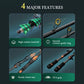 HLUR Carbon Fiber Spinning Rod Telescopic Fishing Rod 1.5/1.8/2.1M Casting Lure Feeder Rod Stick Super Hard Carp Fishing Pole
