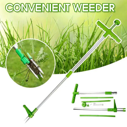 Long Handle Weed Remover Durable Garden Lawn Weeder Outdoor Yard Grass Root Puller Tools Garden Planting Elements