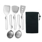 304 Stainless Steel Portable Kitchenware for Picnics Outdoor Camping Stir Frying Spatula Pot Folding Tableware Camping Outdoor