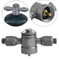 3 Outlet Camping Stove Adapter Replacement Accessory Practical for Valve Canister Device for Fishing Hiking Outdoor BBQ Picnics