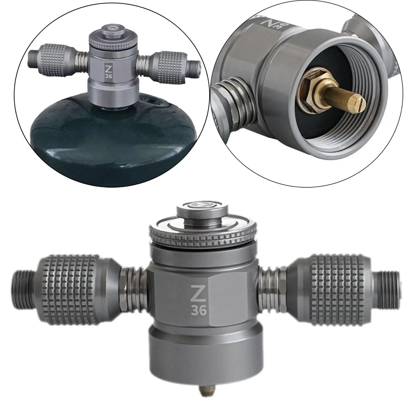 3 Outlet Camping Stove Adapter Replacement Accessory Practical for Valve Canister Device for Fishing Hiking Outdoor BBQ Picnics