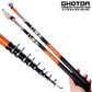 GHOTDA Telescopic Rock Fishing Rod 100% Carbon Fiber Fishing Pole 2.7/3.6/4.5/5.4/6.3M