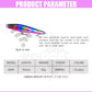 Sinking Fishing Lure Minnow 40g 95mm Rolling Fall Action Wobbler Pencil Pesca Accesorios Mar Carp Fish Isca Artificial Equipment