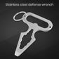 Easy Grip Wrench Portable Outdoor Defense Tool Compact Wrench Bottle Opener Keychain for Camping Picnic Single Finger Buckle Key
