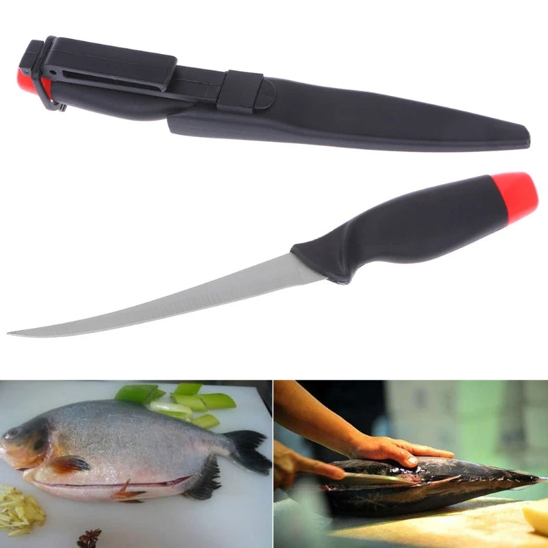 Fishing Knife Stainless Steel Floating for Sharp Portable Tackle Multifunction T R66E