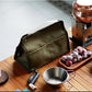 Outdoor Picnic Drawstring Bag Portable Cutlery Pouches Canvas Bag Camping Hiking Multifunctional Storage Bag Accessories Tools