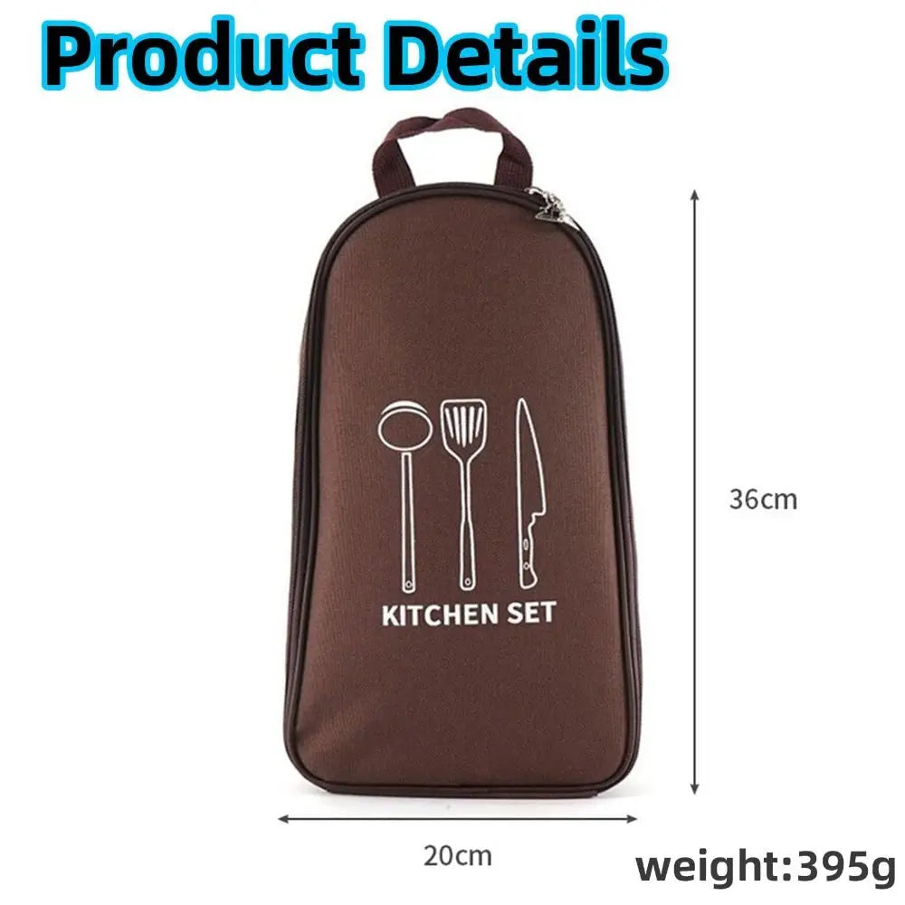 Simplicity Oxford Chef Bag Waterproofing Durable Camping Utensil Bag Wear-resistant Fall Prevention Tote Picnic