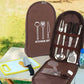 Portable Picnic Bag, Outdoor Tableware Storage Bag