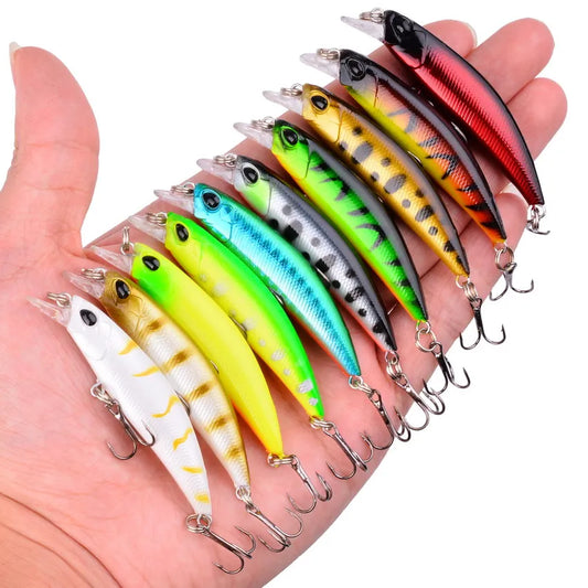 Almighty Mixed Fishing Lure Kits Wobbler Crankbait Swimbait Minnow VIB Popper Hard Baits Spiners Carp Bait Set Fishing Tackle