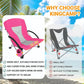 Beach Chair 2 Pack Folding Portable Lightweight Backpack Outdoor Festival Travel Sports Lawn Sand,Alloy Steel Solid Beach Chairs