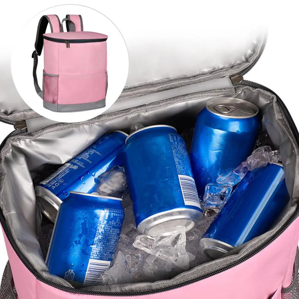 Insulated Backpack Capacity Leak-proof Insulated Cooler Bag with Zipper Closure for Camping Supplies Portable Ice Chest Box
