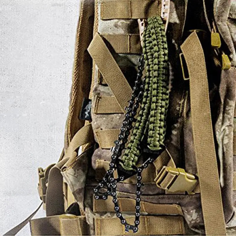 Hand Chainsaw Survival Gear Tree Trimming Hiking Folding Hand Saw Tool For Camping Backpacking