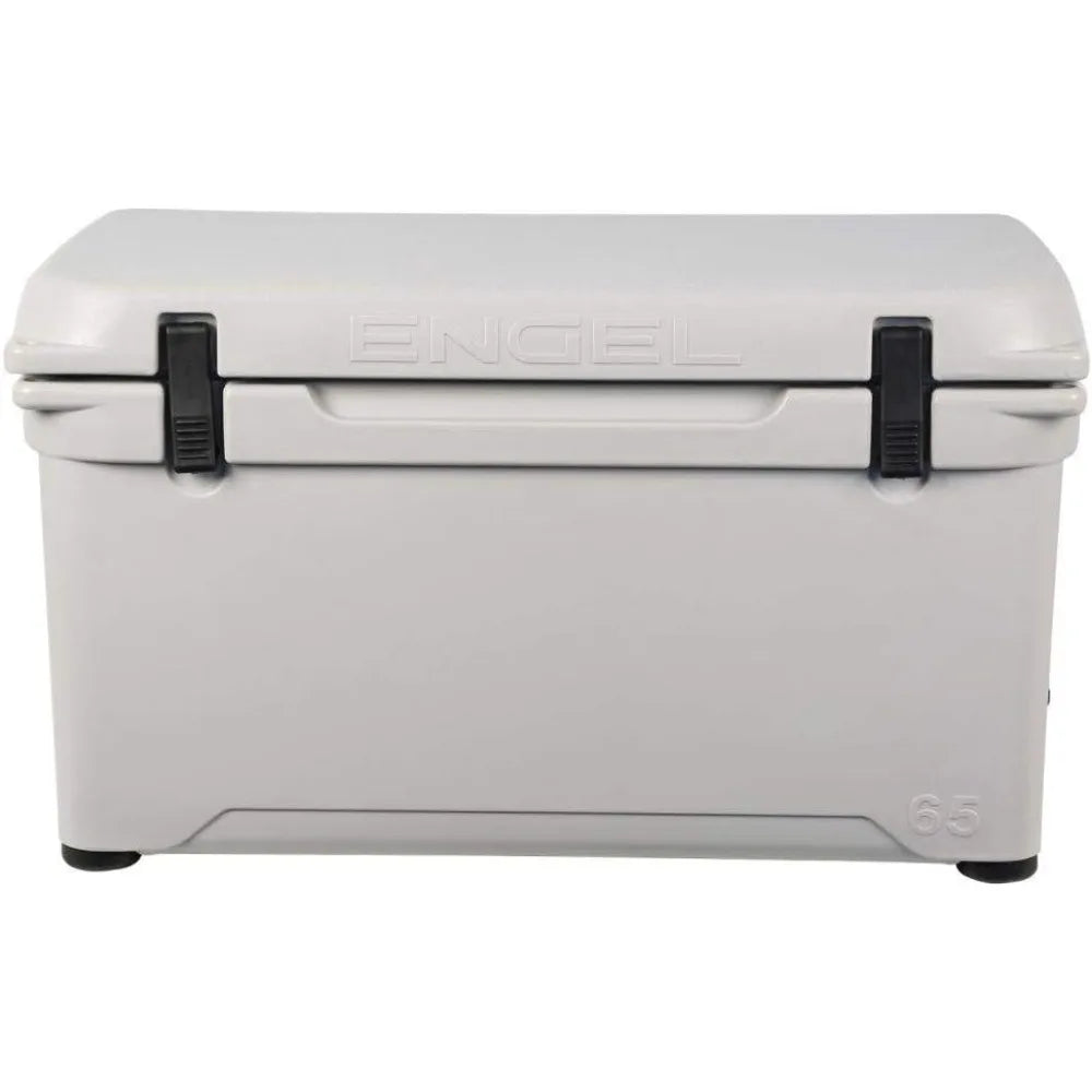Car Portable Cooler, Exceptional Ice Retention, ENG65 58 Quart High-Performance Hard Cooler and Ice Chest, Portable Cooler