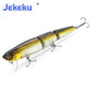 JEKEKU New 3 Sections Minnow Lure110m20g Swimbait Jointed Sinking Fishing Lure Diving Multi Jointed Bait for Trout Bass Pike