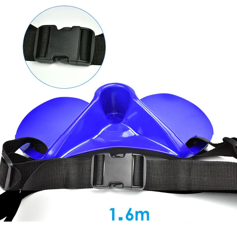 Large Size Sea Fishing Top Waist Protection Fishing Boat Waist Belt Rod Belly Top Outdoor Waist Fish Pole Supporter Holder