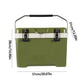 Insulated Freezer Box Outdoor Chest Cooler Ice Box 26L Impact-Resistant Travel Cooler Box For Camping Outdoor Self-Driving Trips