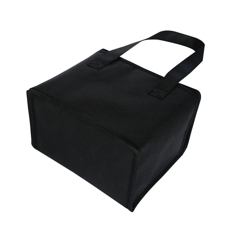 Thermal Insulated Lunch Bag Portable Folding Food Box Drink Cooler Case Outdoor Camping Picnic Tableware Foil Food Carrier