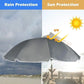 Double Folding Camping Chair W/Umbrella Fold Up Table Beverage Holder Carrying Bag Cooler for Patio Pool Park Outdoor