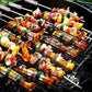 Stainless Steel BBQ Non Stick Grilling Basket Grill Mesh Mat Meat Vegetable Steak Picnic Party Barbecue Tool Heat Resistant