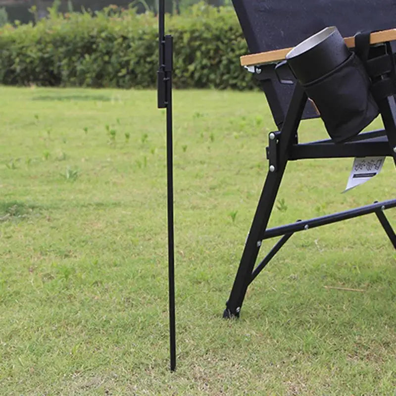 Outdoor Lamp Stand Hook Camping Lamp Rack Light Stand Holder Lighting Ground Stake Portable with Storage Bag for Picnic Outdoor
