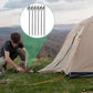 Tent Stakes Heavy Duty Steel Metal Tent Pegs For Camping, Decoration, Picnics