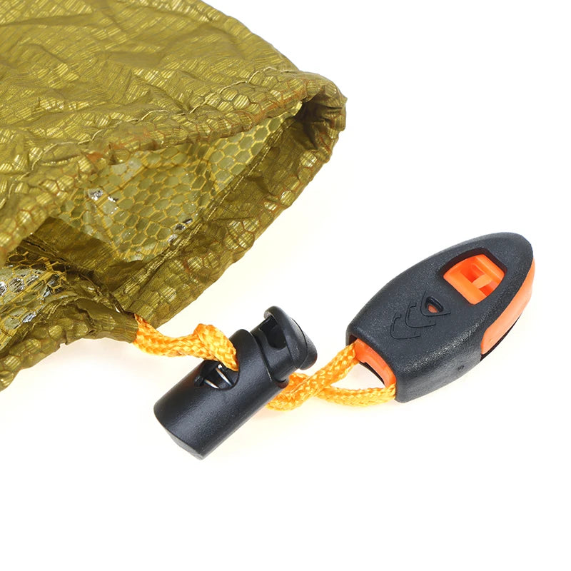 Reusable Emergency Sleeping Bag Waterproof Survival Camping Travel Bag Outdoor Emergency Gear Hiking Activities Equipment