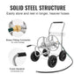 VEVOR Hose Reel Cart 250 ft of 5/8’’ Hose, Garden Water Hose Carts Mobile Tools with Storage Basket for Garden, Yard, Lawn