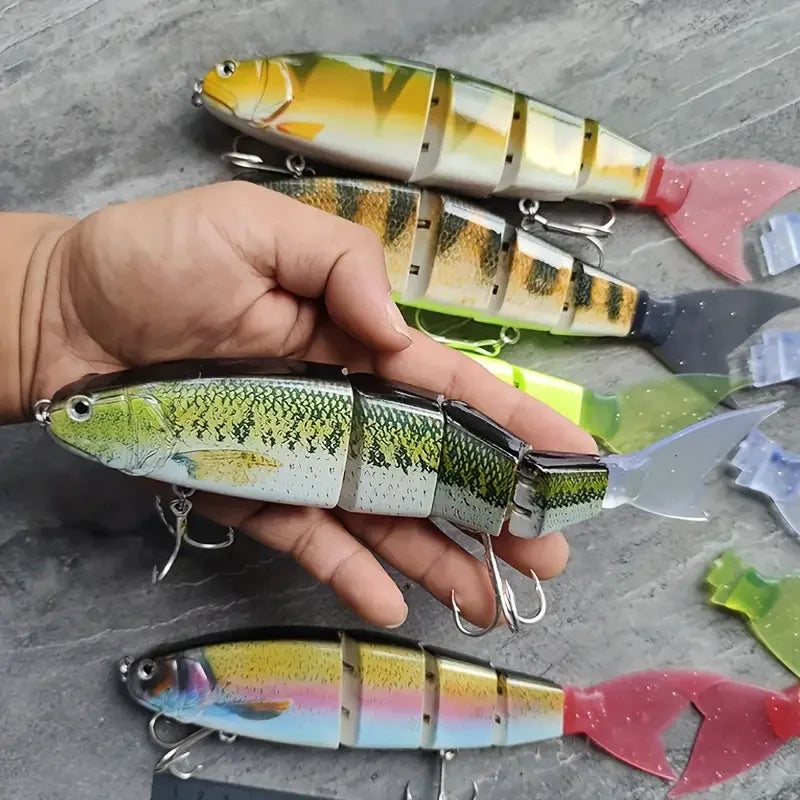 Balam Lure Swimbait Sinking Big Fishing Lure Jointed 105g 230mm Flexible Pike Giant Bait for Bass Catfish