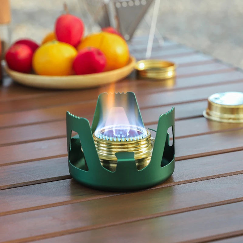 Portable High Quality Outdoor Picnic Stove New Mini Ultra-light Combustor Alcohol Stove Camping Furnace Camping For 1-2 People