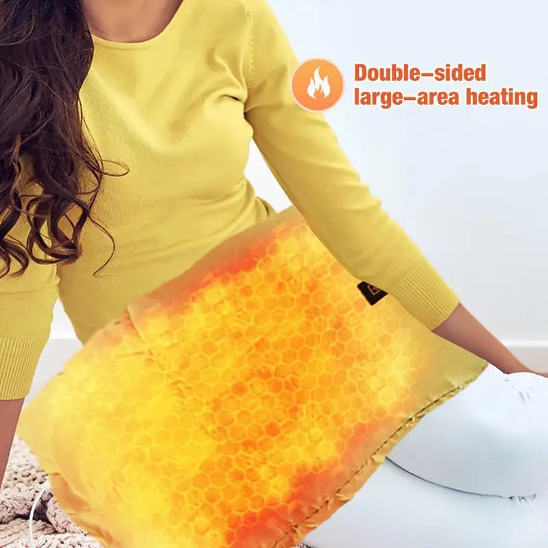 Portable Hand Warmer Gloves 3 Heat Modes Electric Graphene Hand Heated pads Fast heating winter Hand Muff for Women Kids Camping