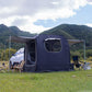 Outdoor Tent Car Rooftop Truck Rear Tent Camping Hiking Picnic Universal SUV Shade Awning Self-driving Travel Portable Equipment