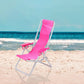 2pcs Folding Beach Chair Miniature Deck Chair Model Miniature Furniture Decoration