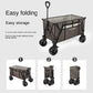 Outdoor Garden Park Utility Kids Wagon Portable Beach Trolley Cart Camping Foldable Folding Wagon