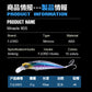 FJORD 90mm 31g Laser Miracle Sinking Black Minnow Hard Triple Hook Seawater Saltwater SwimBait Artificial Pesca Fishing Lure